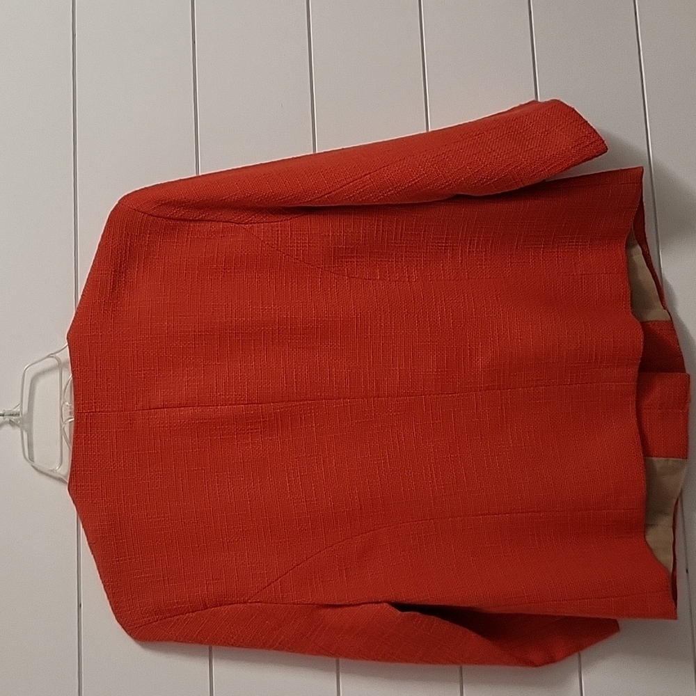 Coldwater Creek Orange Blazer - Picture 3 of 5